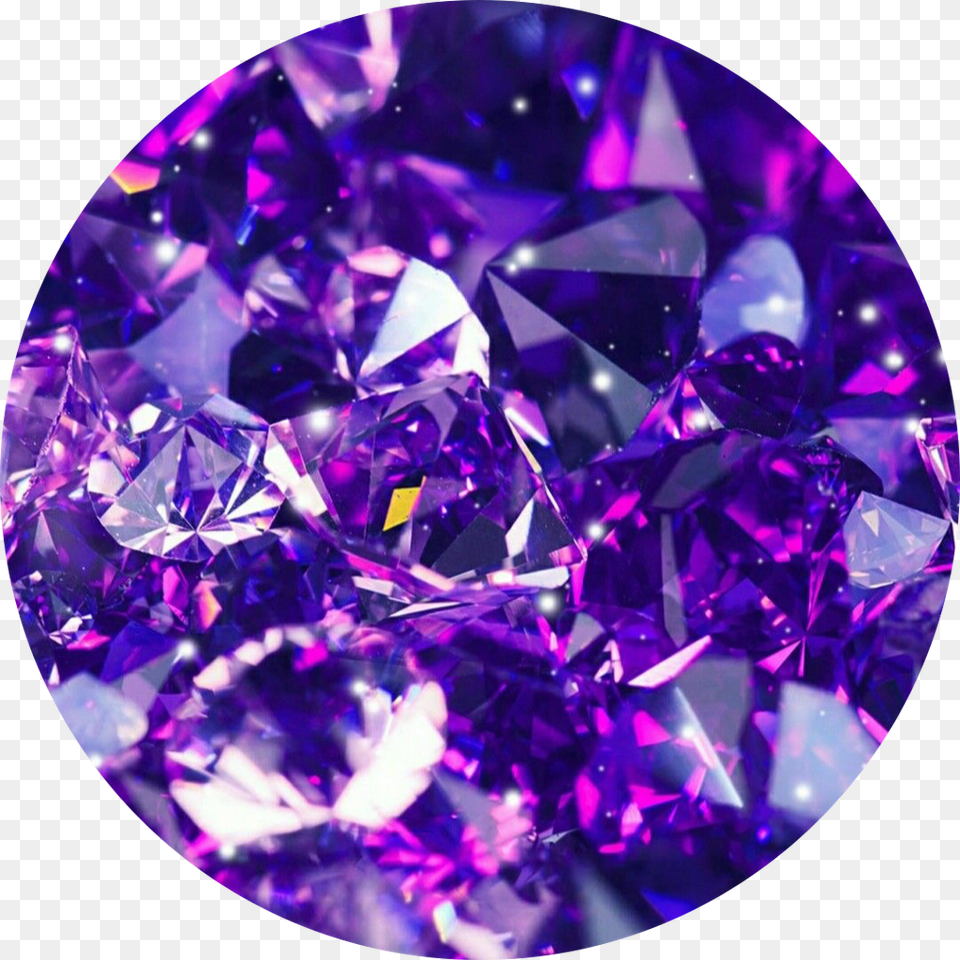Iconbase Sticker Purple Gems, Accessories, Gemstone, Jewelry, Crystal Free Png