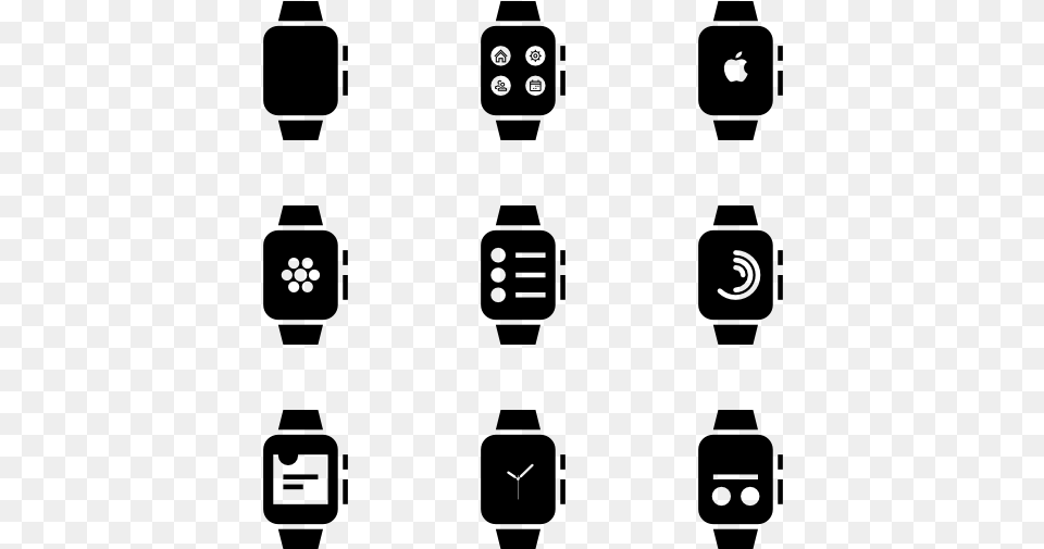 Icone Smartwatch, Gray Free Png