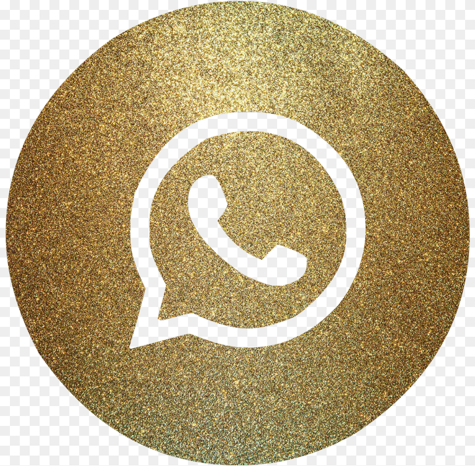 Icone Whatsapp Dourado, Symbol, Text, Number, Gold Free Transparent Png