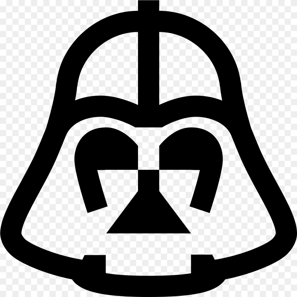 Icones Darth Vader, Gray Png