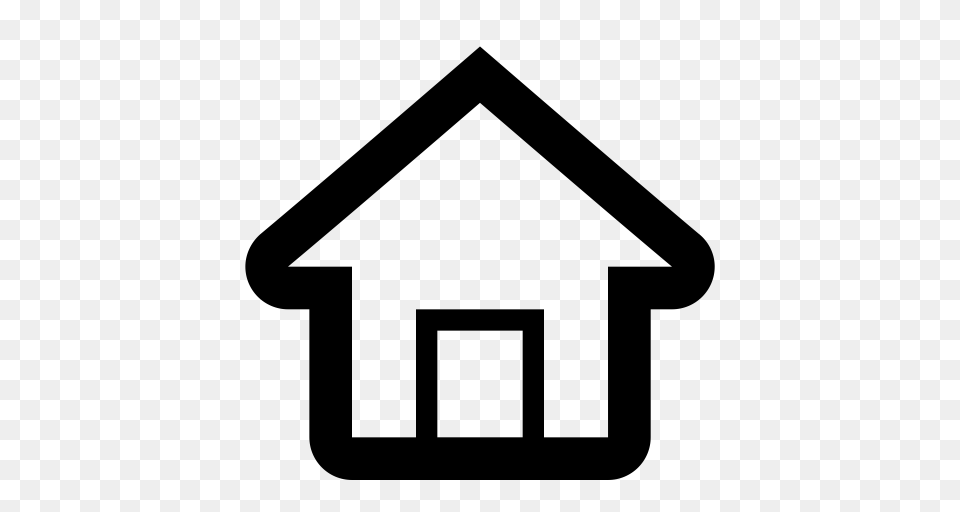 Iconfont Home Home House Icon With And Vector Format, Gray Free Png