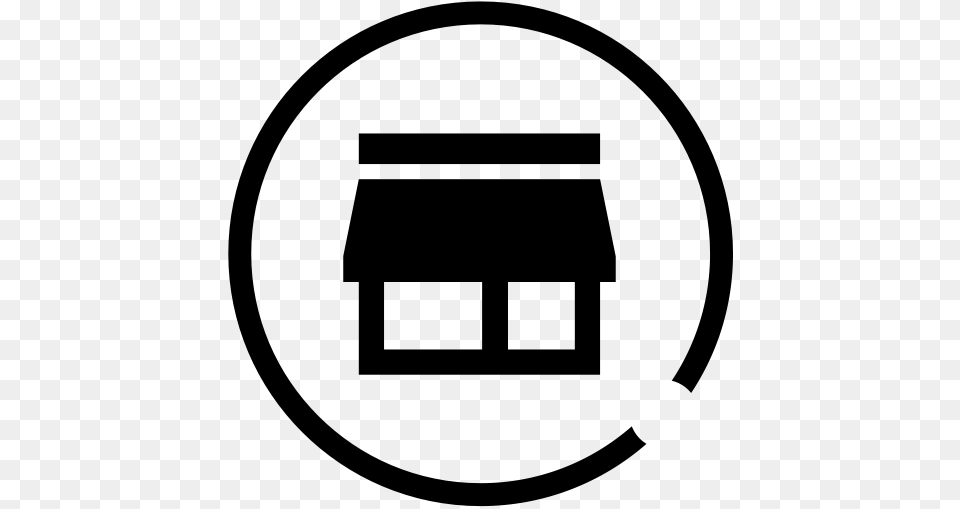 Iconfont Offline Stores Offline Tv Icon With And Vector, Gray Png Image
