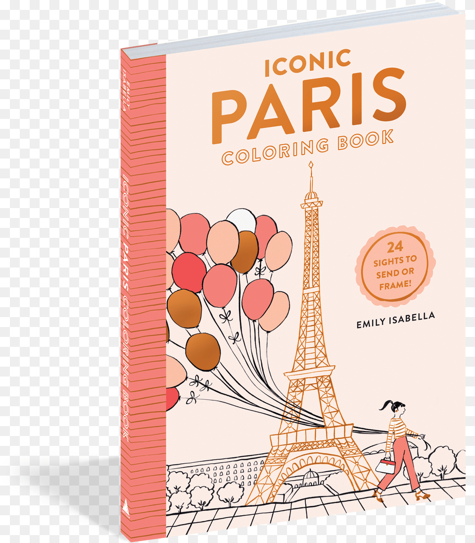 Iconic Paris Coloring Book Paris Colouring Book Free Png Download