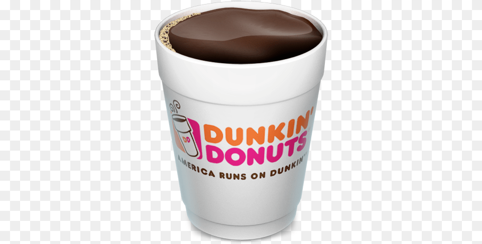 Iconizer Dunkin Donuts Logo, Cup, Chocolate, Dessert, Food Free Png Download