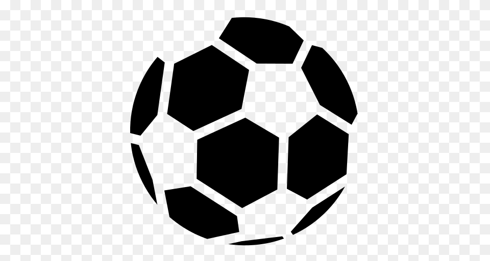 Icono Balon De Futbol Soccer Gratis De Game Icons, Gray Png Image