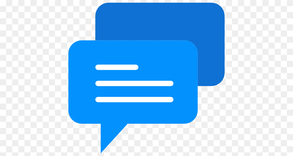 Icono Chat Dialogo Las Burbujas Burbujas Hablar Azul Gratis, Text Png