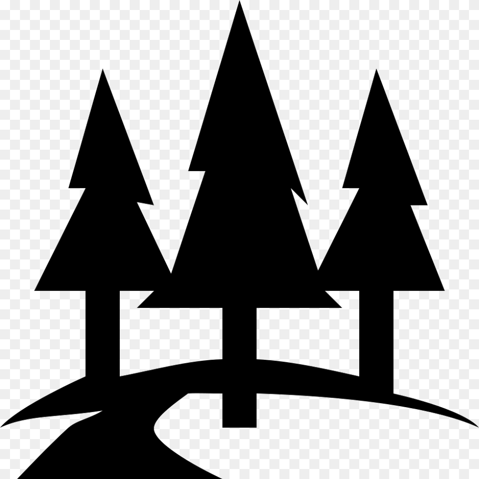 Icono De Bosque, Weapon, Stencil, Triangle, Animal Free Transparent Png