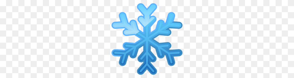 Icono De Copo De Nieve Azul Brillante, Nature, Outdoors, Snow, Snowflake Png Image