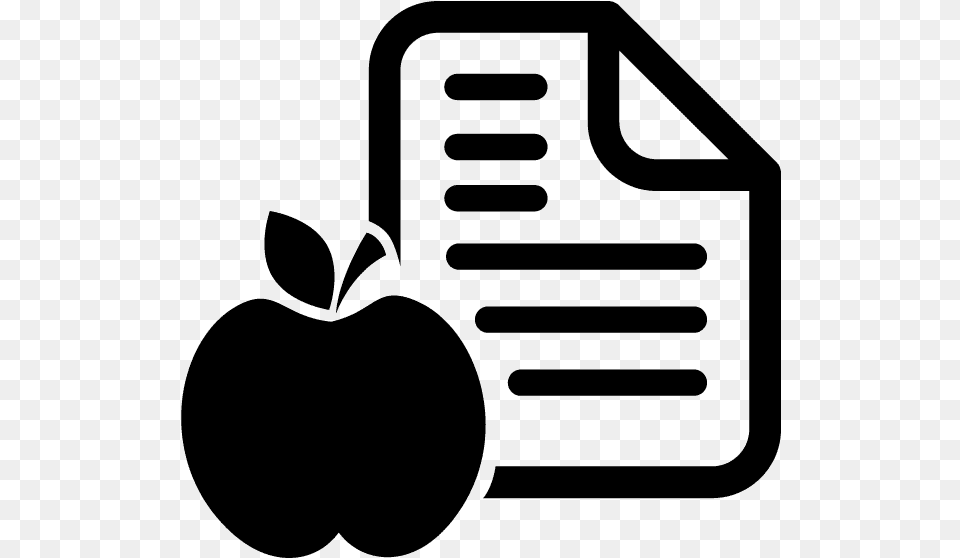 Icono De Documento, Apple, Food, Fruit, Plant Free Png Download