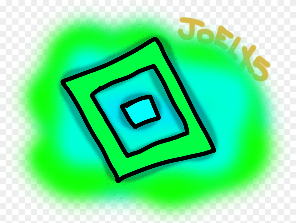 Icono De Geometry Dash Fanart By Graphic Design, Green, Accessories, Gemstone, Jewelry Free Transparent Png