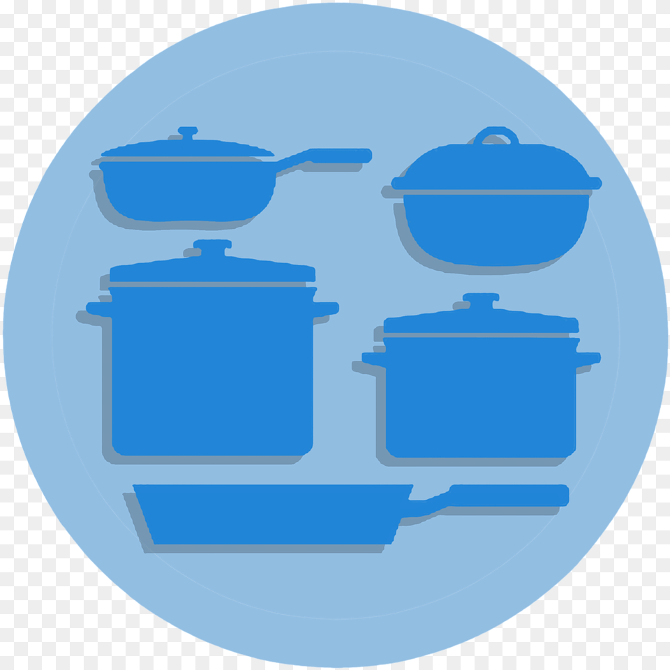 Icono De Pc Cocinar Los Alimentos Cocina Smbolo Blue Cooking Icon Hd, Cookware Free Transparent Png