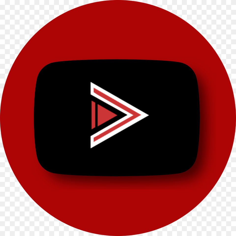 Icono De Youtube Circle, Emblem, Symbol, Sign Free Png Download