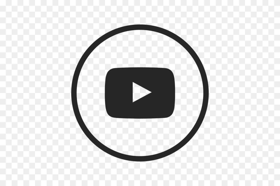 Icono De Youtube Youtube Negro Blanco Y Vector Para Descargar Free Png