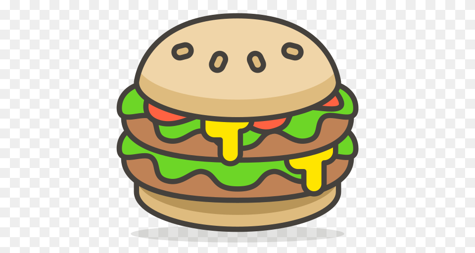 Icono Hamburguesa Gratis De Free Vector Emoji, Burger, Food, Clothing, Hardhat Png