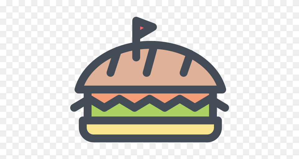 Icono La Comida Hamburguesa Hamburguesa Gratis De Food Set Icons, Burger Free Png Download