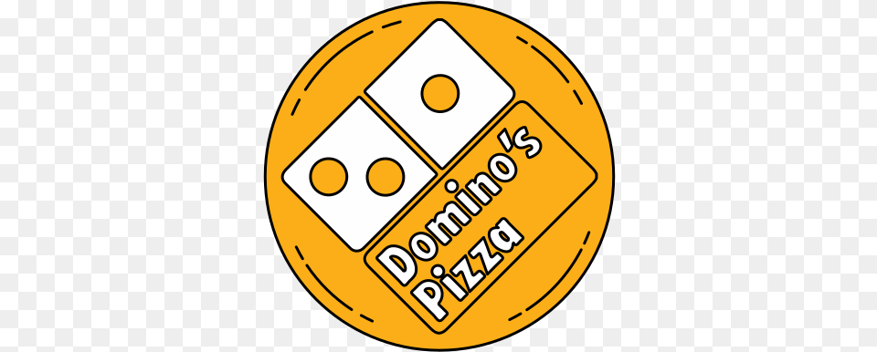Icono Logo Naranja Domino Pizza Gratis De Famous Logos In Dot, Game, Disk Png Image