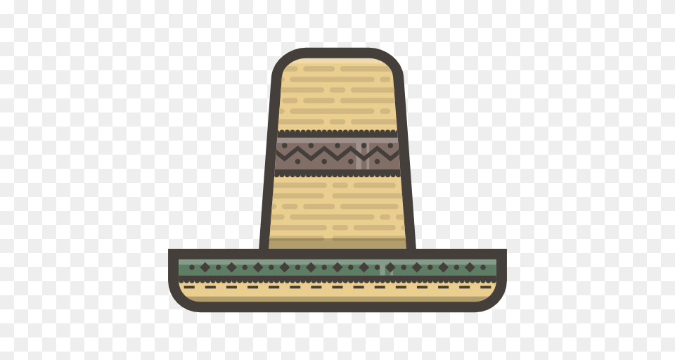 Icono Mexicano Sombrero Gratis De Illustricons, Clothing, Hat Free Png Download