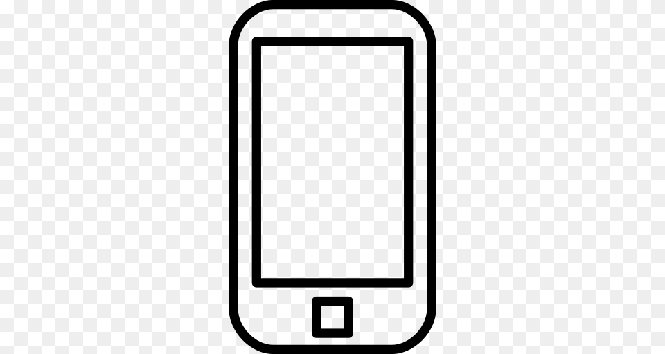 Icono Telefono Celular, Gray Free Png Download