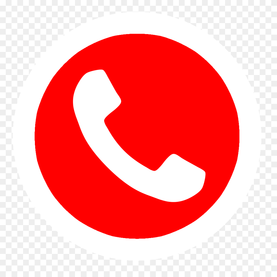 Icono Telefono Rojo Image, Food, Ketchup, Symbol, Logo Free Png Download