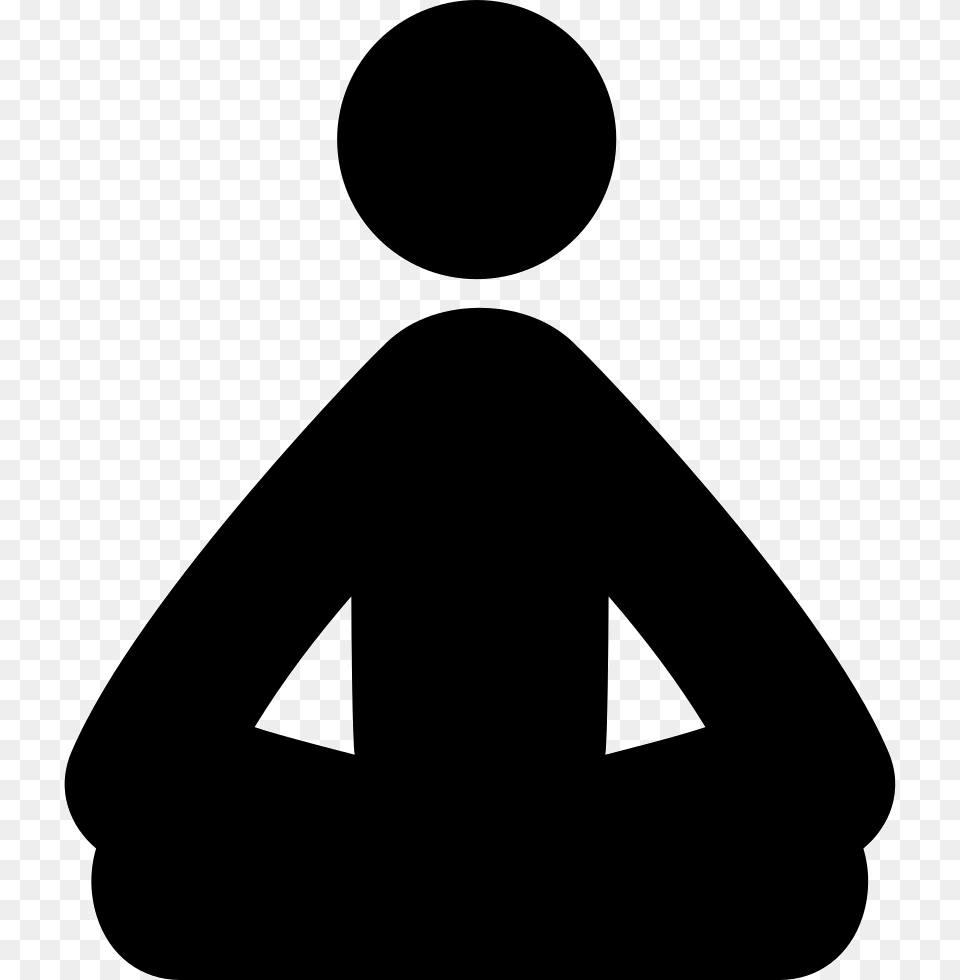 Icono Yoga, Silhouette, Stencil, Adult, Female Png Image