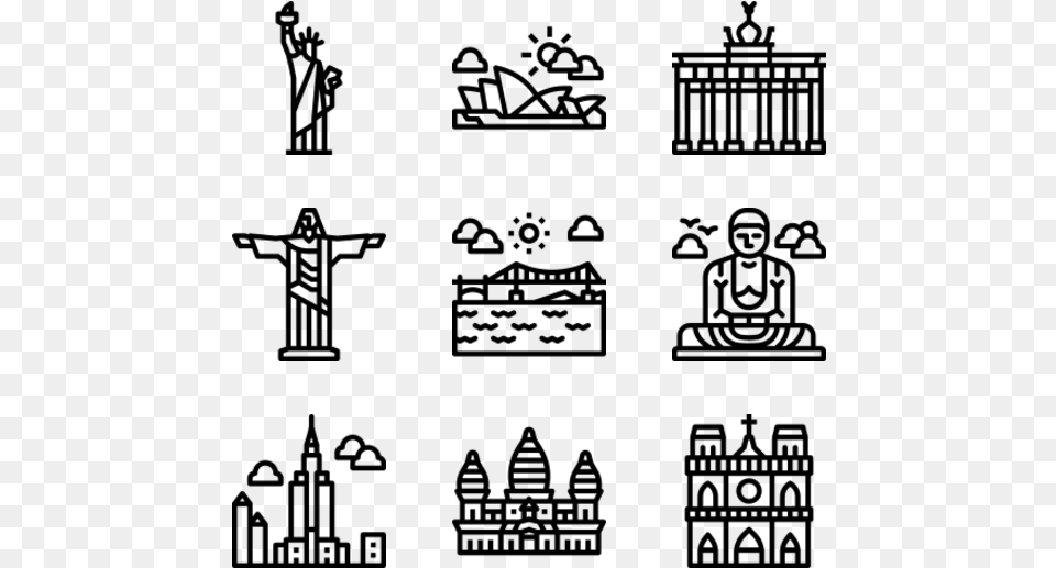 Iconos De Decoraciones, Gray Free Png