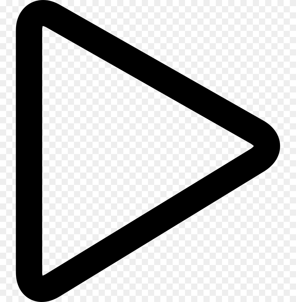 Iconos Triangle Play Button, Sign, Symbol, Blackboard, Weapon Png Image