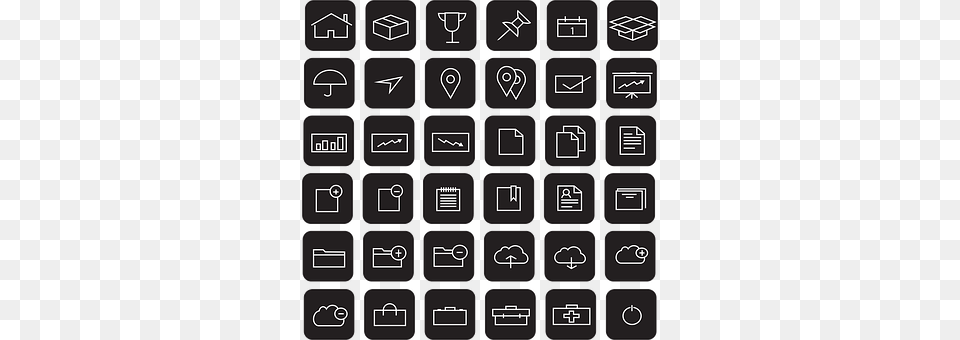 Icons Electronics, Calculator Free Png Download