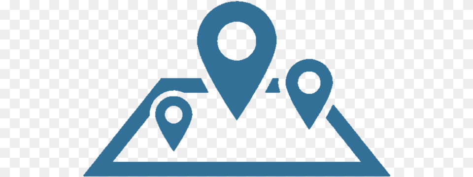 Icons 22 Location On Map Icon, Triangle, Accessories, Animal, Bear Png Image