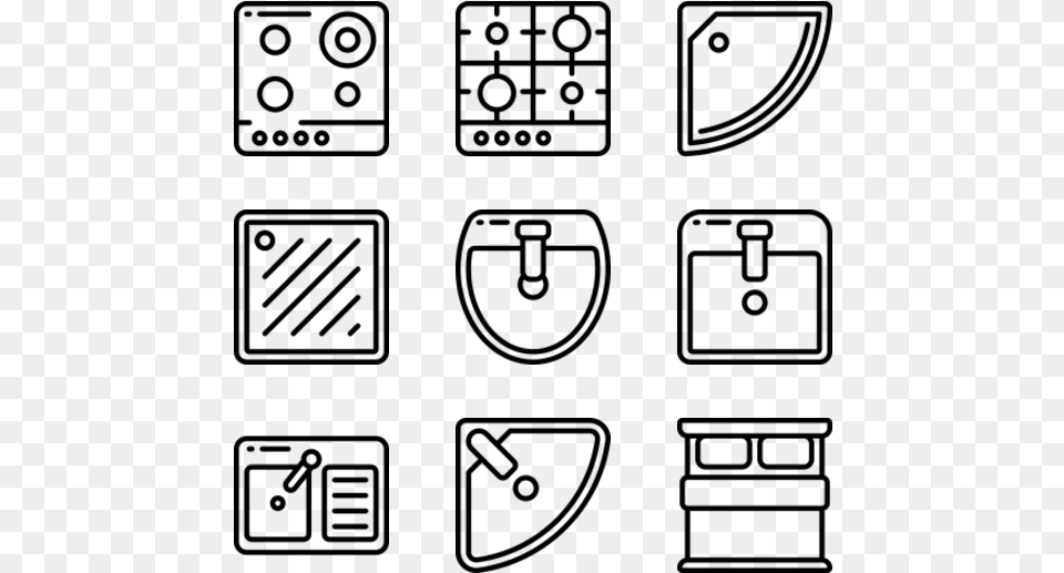 Icons Adobe Vector, Gray Png