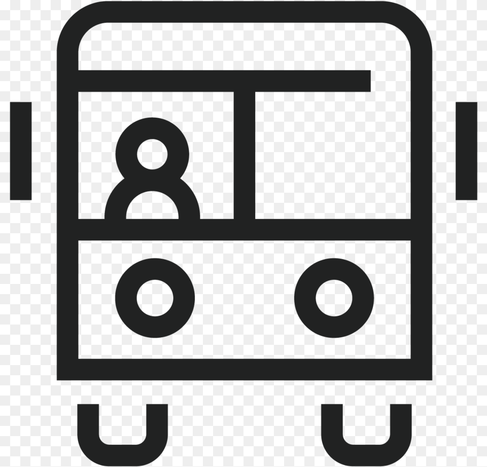 Icons Bus Black Free Transparent Png