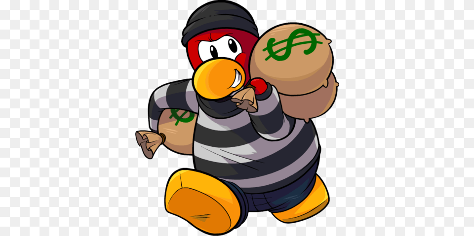 Icons Club Penguin Robber, Face, Head, Person, Baby Png Image