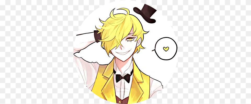 Icons Desu Close Bill Cipher Human Anime, Book, Comics, Publication, Person Free Png Download
