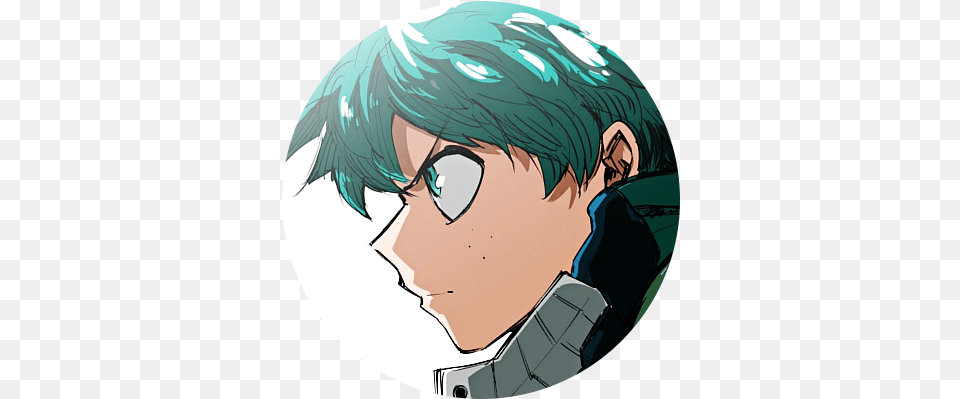 Icons Desu Close Boku No Hero Academia Midoriya Icon, Publication, Book, Comics, Person Free Png Download