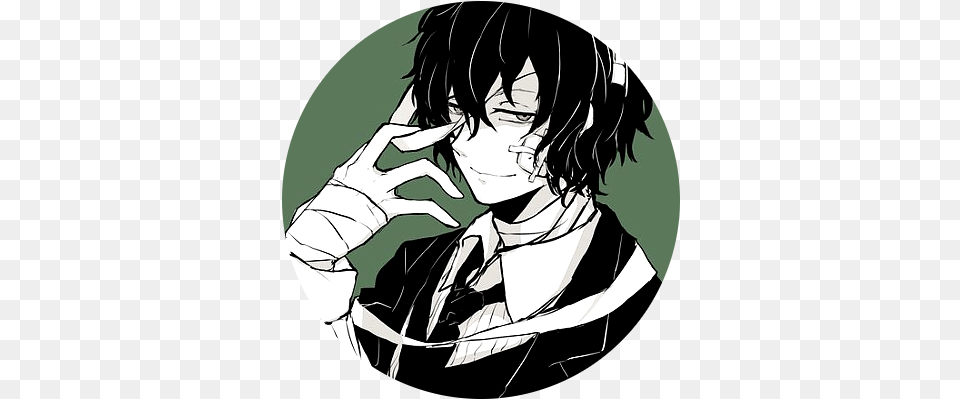 Icons Desu Close Bungou Stray Dogs Icons, Adult, Publication, Person, Manga Free Png Download