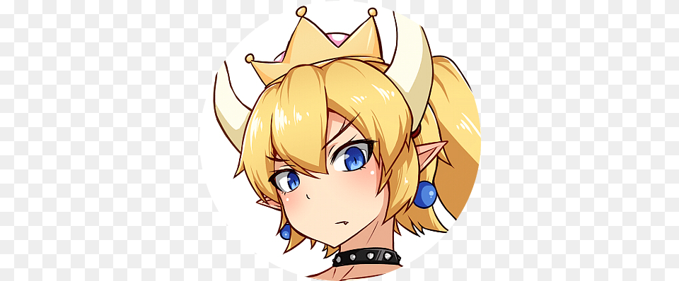 Icons Desu Close Female Version Of Bowser, Book, Comics, Publication, Baby Png Image