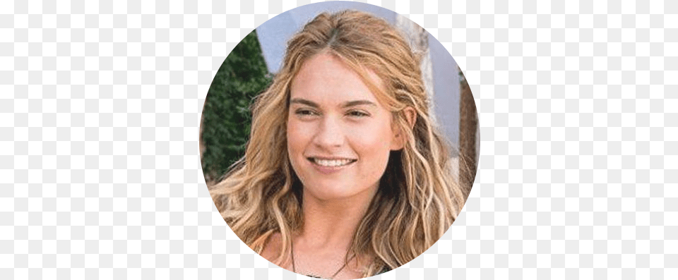 Icons Desu Close Lily James Mamma Mia, Head, Blonde, Hair, Person Png