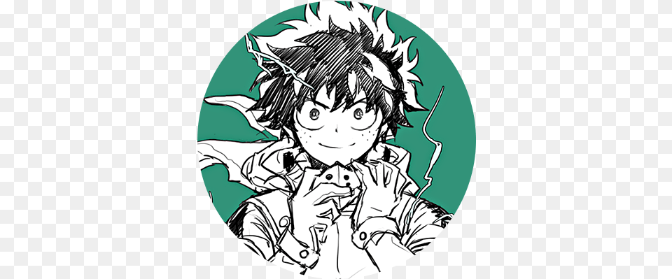 Icons Desu Close My Hero Academia Midoriya Icon, Publication, Book, Comics, Baby Free Png