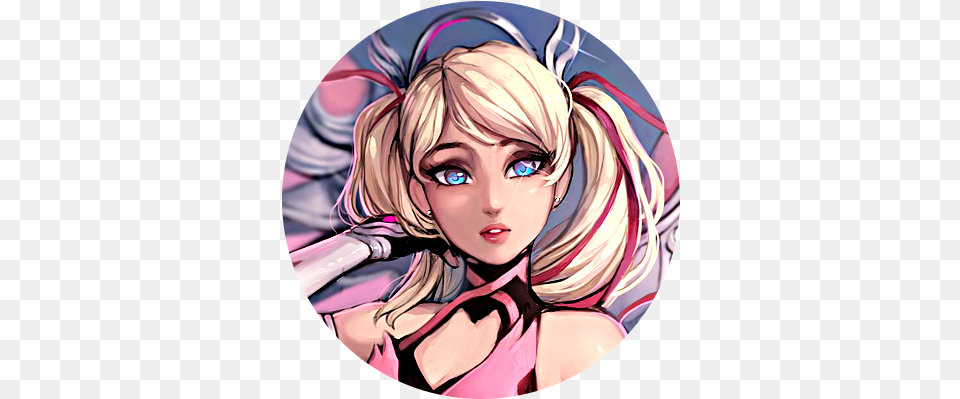 Icons Desu Close Pink Mercy Icon, Book, Comics, Publication, Adult Png