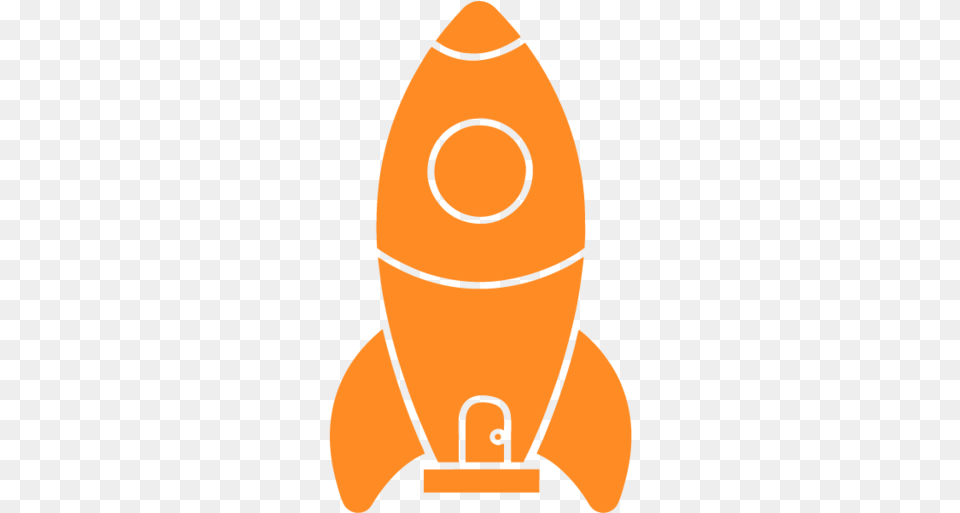 Icons Easy To Download And Use Icon Clipart Full Orange Rocketship, Person, Water, Architecture, Fountain Free Png