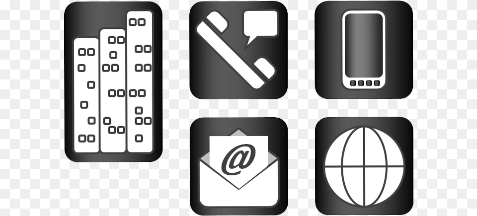 Icons For Business Cards Emblem, Text, Qr Code Free Png Download