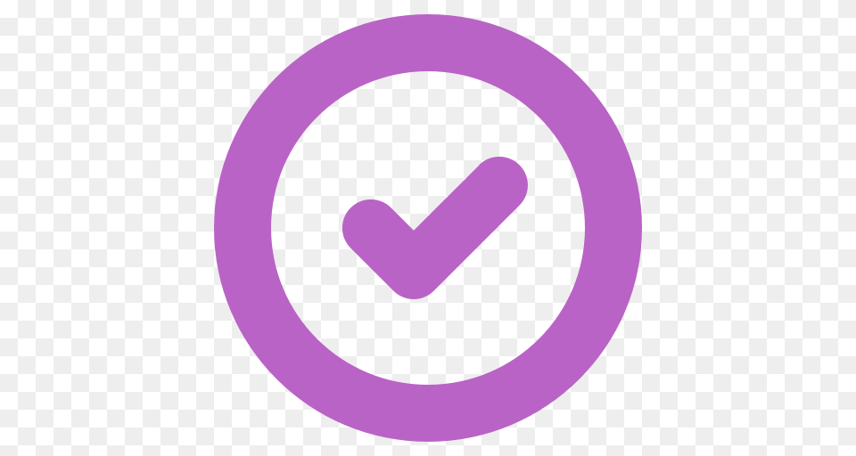 Icons For Circle Icon Ring Icon Done Icon Performed Icon, Symbol, Purple, Disk, Logo Png Image