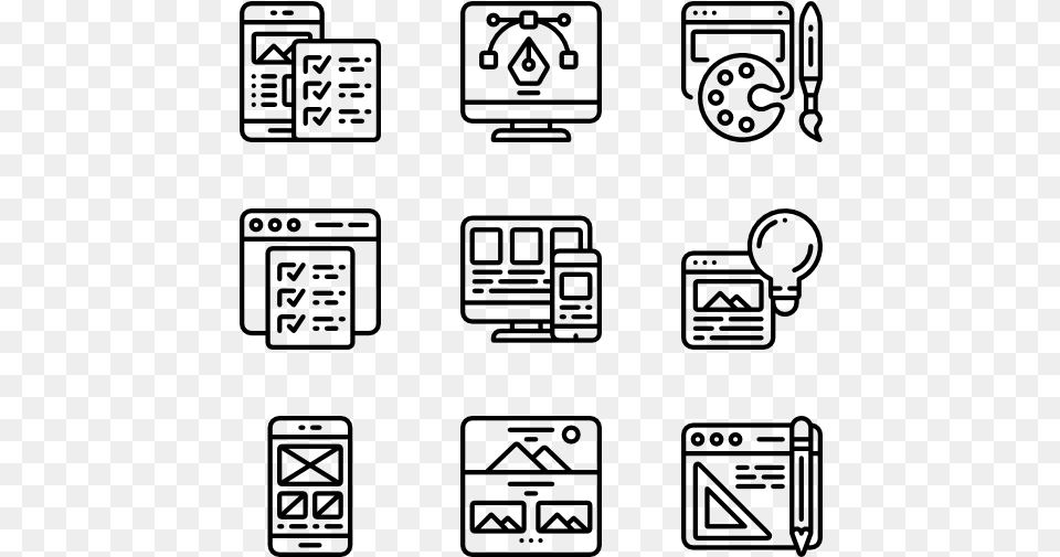 Icons For Resume, Gray Free Png