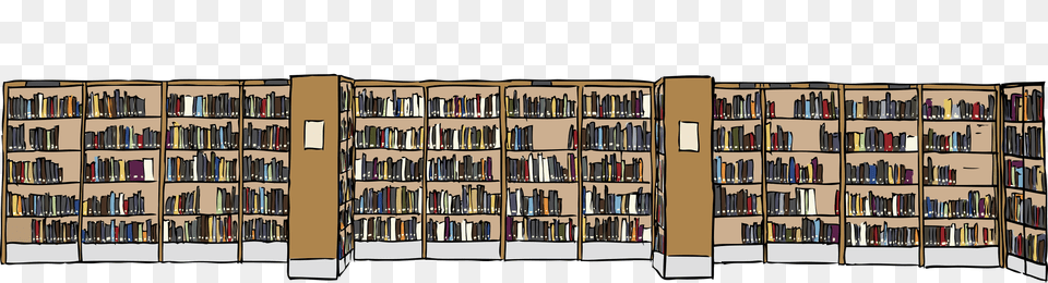 Icons And Library Stacks, Book, Indoors, Publication, Furniture Free Png Download