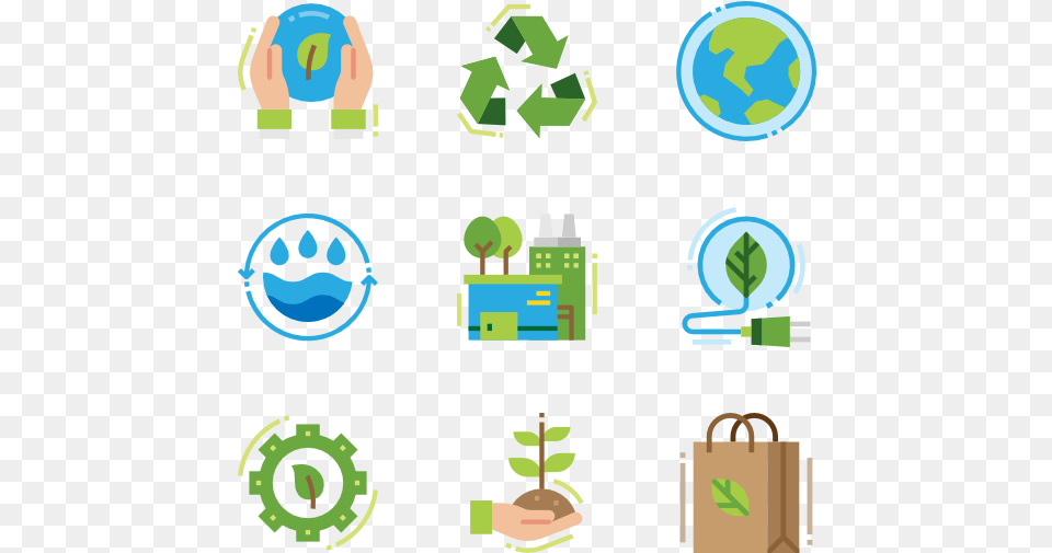 Icons Ecology Vector Icon Travel, Recycling Symbol, Symbol, Green, Bag Free Png
