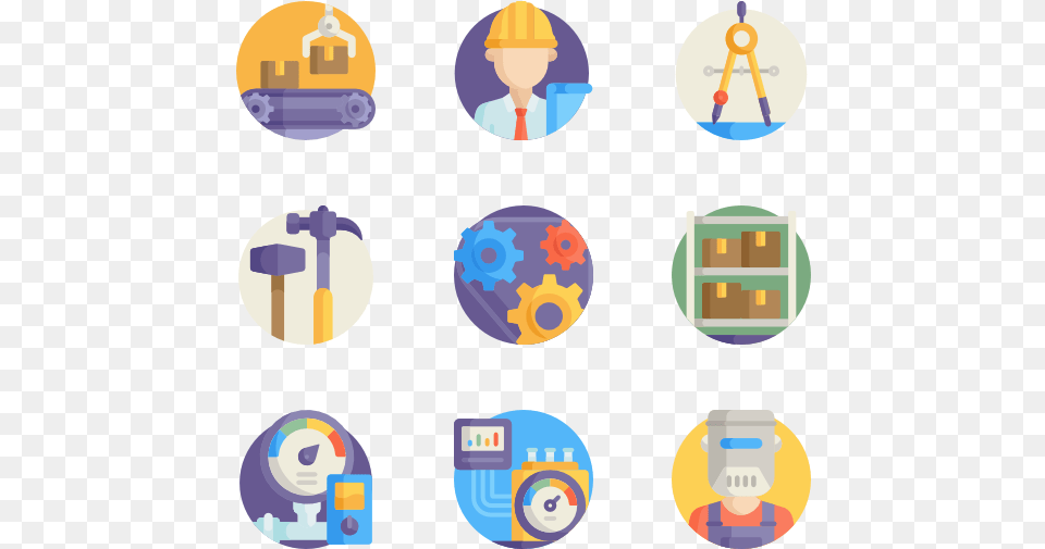 Icons Industrial Process, Person, Face, Head Free Png