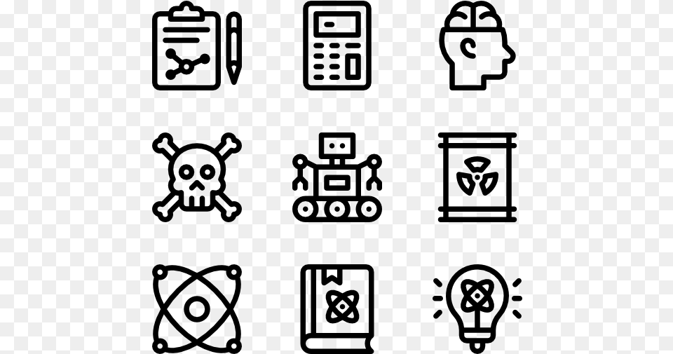Icons Mad Science Machine Icon, Gray Free Transparent Png