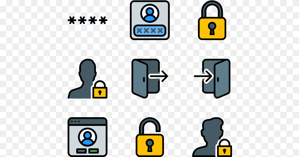 Icons Vector Login Icona, Person, Security Free Png Download