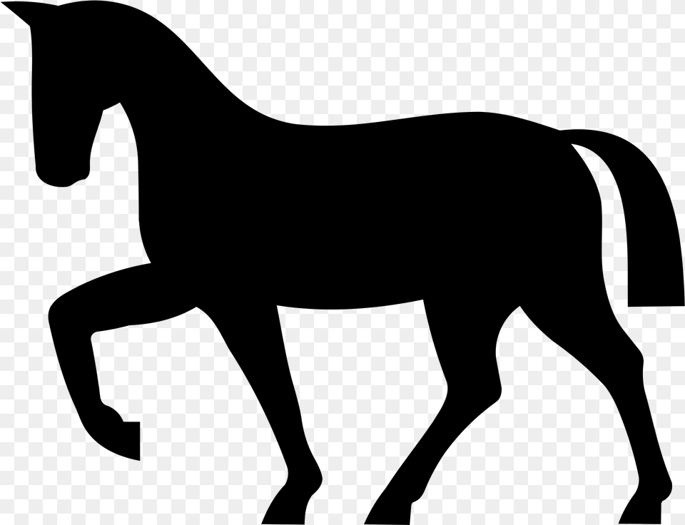 Icons Horse Icon, Gray Png Image