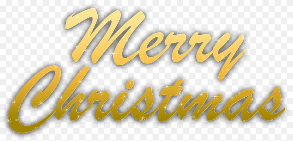 Icons Merry Christmas Transparent Gold Merry Christmas Text, Dynamite, Weapon Free Png Download