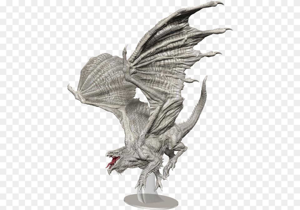 Icons Of The Realms Miniatures Adult White Dragon U2013 Fan Adult White Dragon Premium Figure, Animal, Bird Png